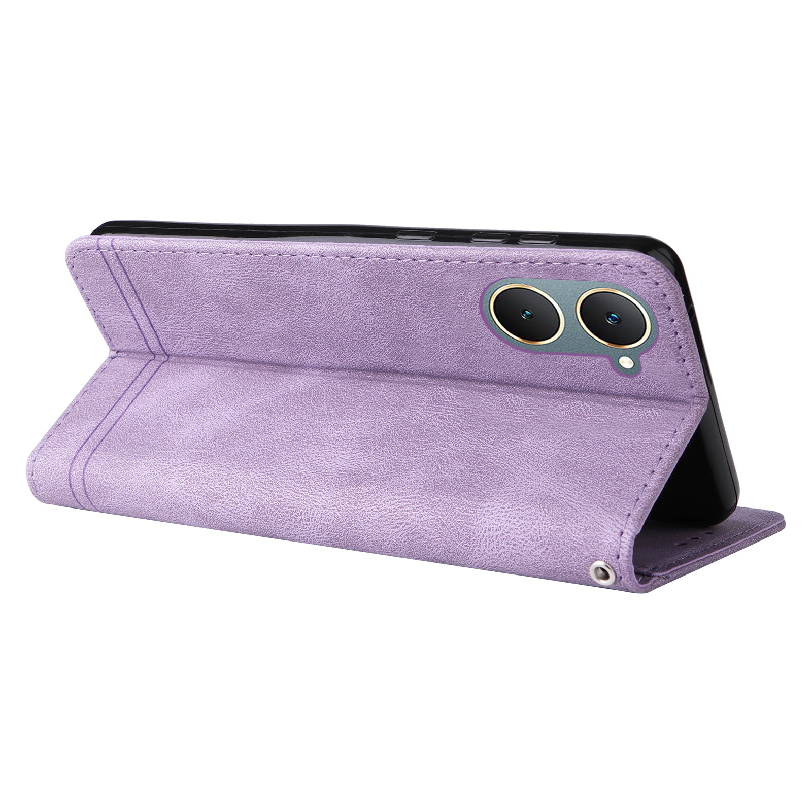For vivo Y03 Case Skin-touch PU Leather Phone Stand Cover For vivo Y03 Case Skin-touch PU Leather Phone Stand Cover